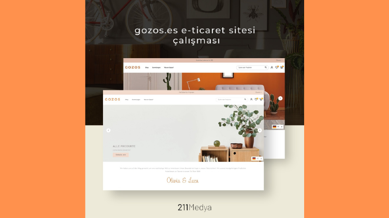 gozos.es e-ticaret web sitesi çalışması - mobilya 