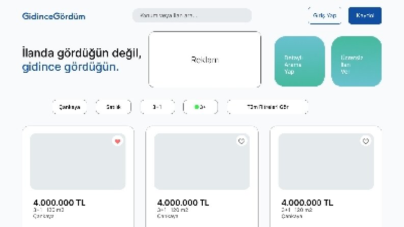 İlan Sitesi - Flutter