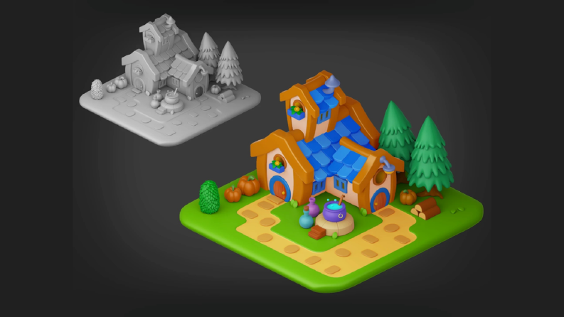 Magic House - Stylized 3D House