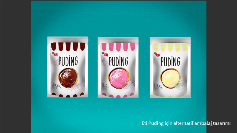 Alternatif ETİ Puding Ambalaj Tasarımı