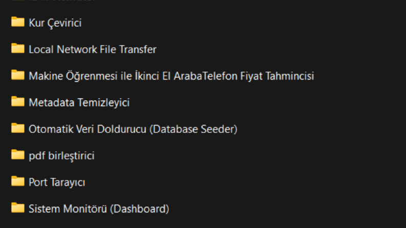 Özel Python Scriptleri
