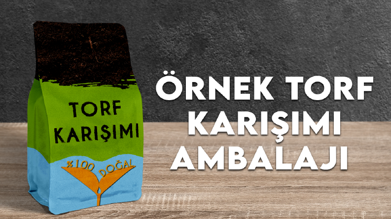 Örnek Torf Karışımı Ambalajı Tasarımı