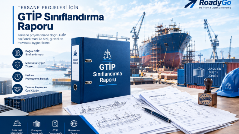 Tersane Projeleri İçin GTİP Sınıflandırma Raporu