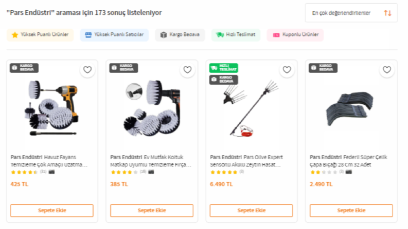 Pars Endüstri Trendyol