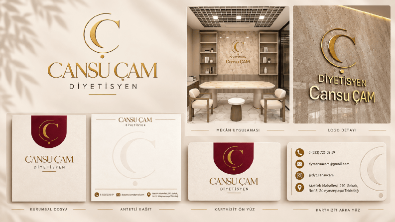 Diyetisyen Ofisi - Kartvizit&Logo Tasarımı
