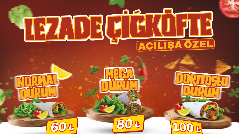 Çiğköfte Branda Çalışması