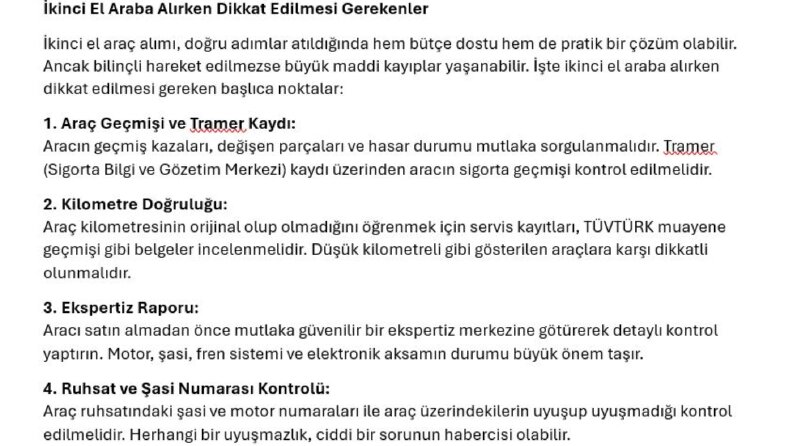 Otomotiv İçerik Yazarlığı – arabavs.com
