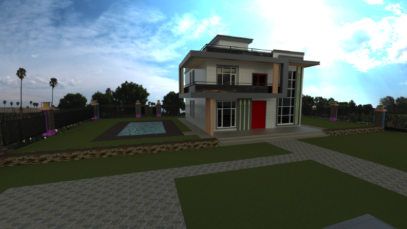 3d villa tasarımı