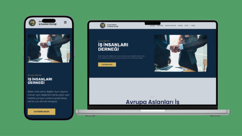 Avrupa İş İnsanları Derneği Web Sitesi Tasarımı