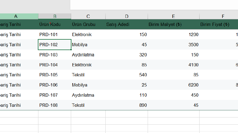 Ben Excel ile verilerinizi işleyip net raporlar hazırlarım