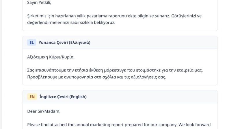 Profesyonel İş Yazışması ve Kurumsal E-posta Çevirisi