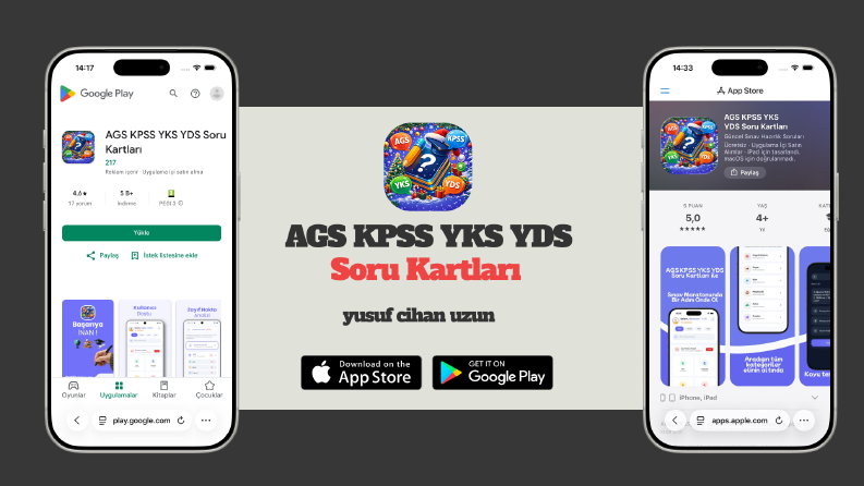 Yayınladığım Sınava Hazırlık Mobil Uygulamam 