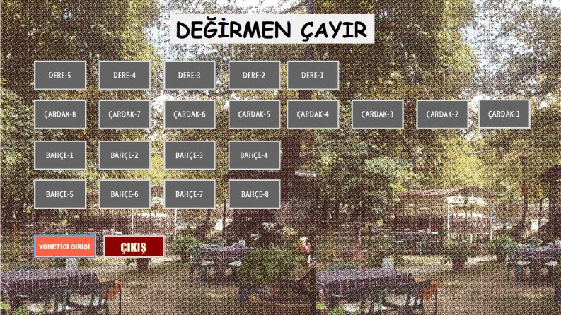 C# ile Yazılmış Restaurant Otomasyonu