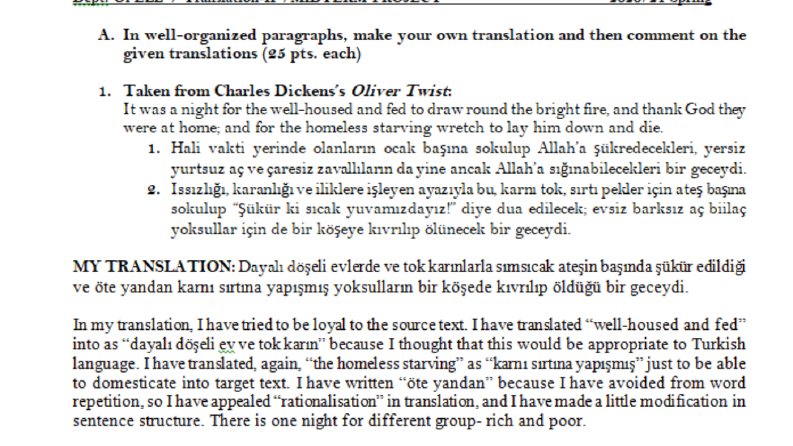 ÇEVİRİDE YERELLEŞTİRME VE BELİRLİ KURALLARA GÖRE ÇALIŞMALAR