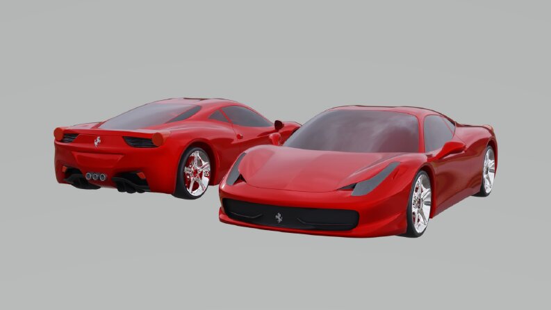 3D araba modelleme