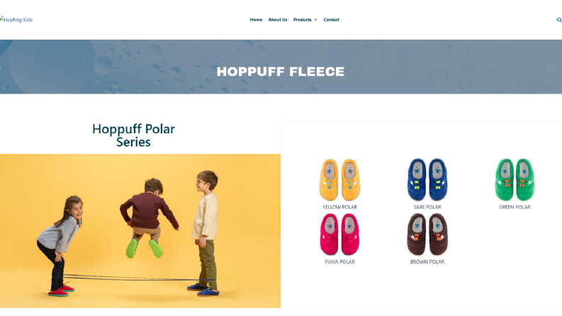 Hopfrog - Kurumsal Çocuk Giyim Tanıtım Sayfası