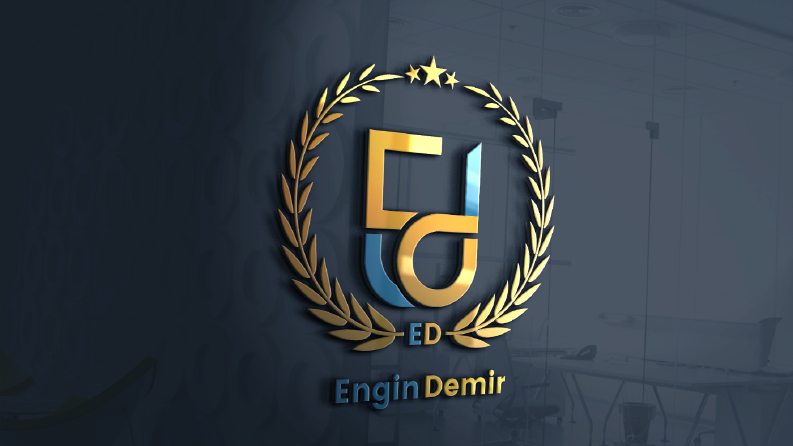Engin Demir adlı kişiye yaptığım logo tasarımı.