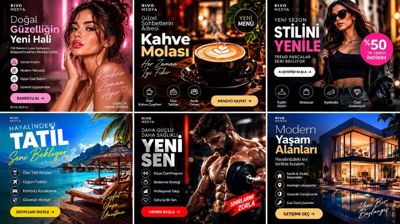 Instagram Post & Story Tasarımları | Rivo Medya