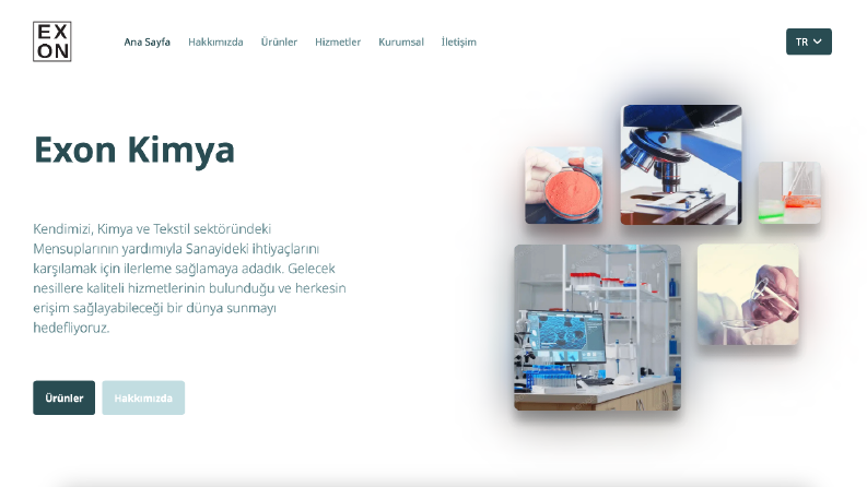 Exon Kimya Website