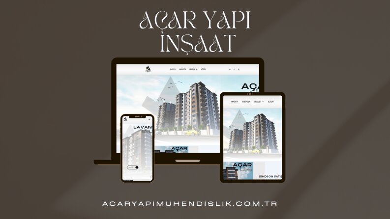 Acar Yapı Mühendislik | Kurumsal Web Tasarım & Yazılım