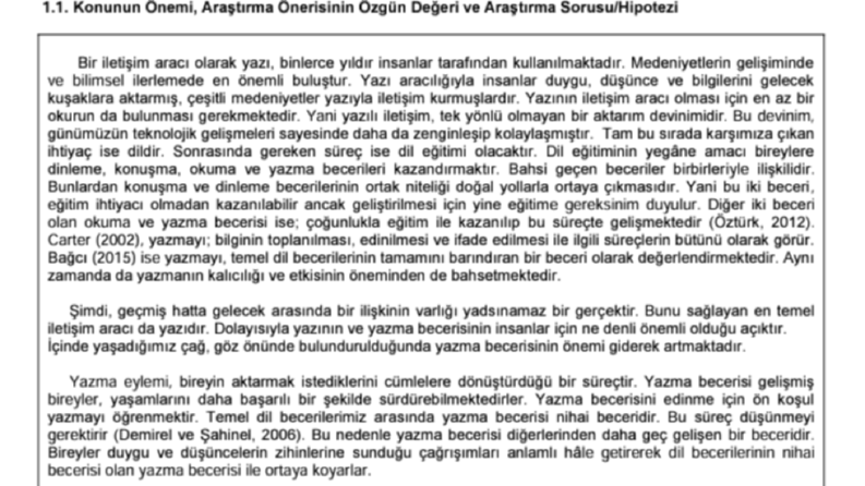 Yazma Kaygısı