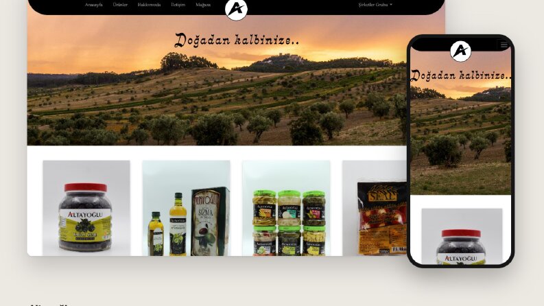 Altayoğlu - Gıda Firması Kurumsal Web Sitesi