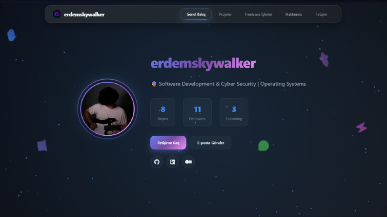 Erdemskywalker - Portfolyo web sitem