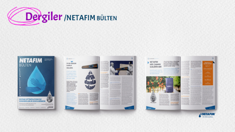 Kurumsal Mizanpaj & Yayın Tasarımı (Netafim)