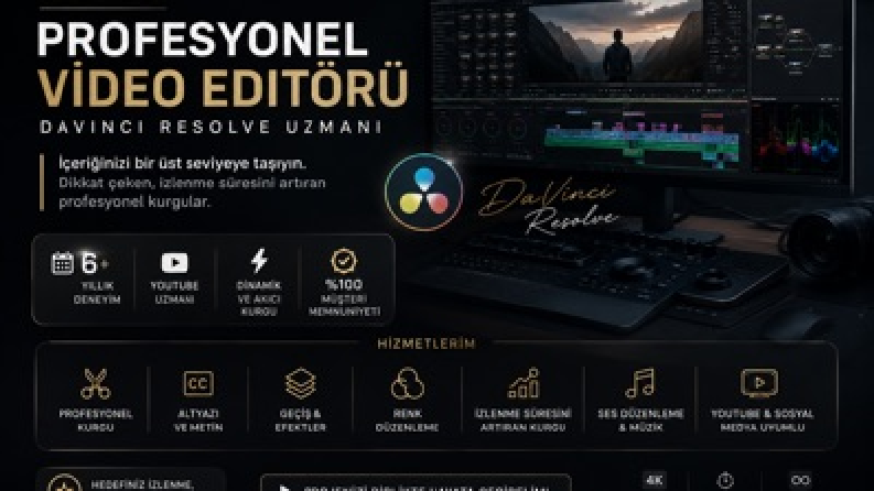 Youtube videolarınızı editlerim