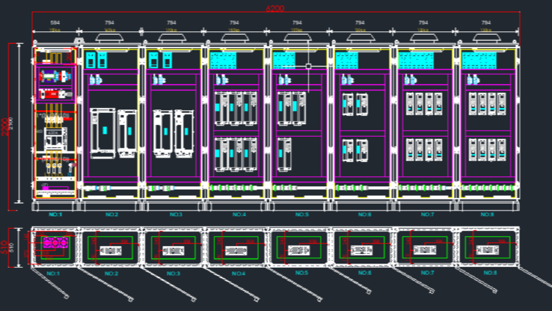 Elektrik Panosu, Tek Hat Şeması AutoCAD & EPLAN
