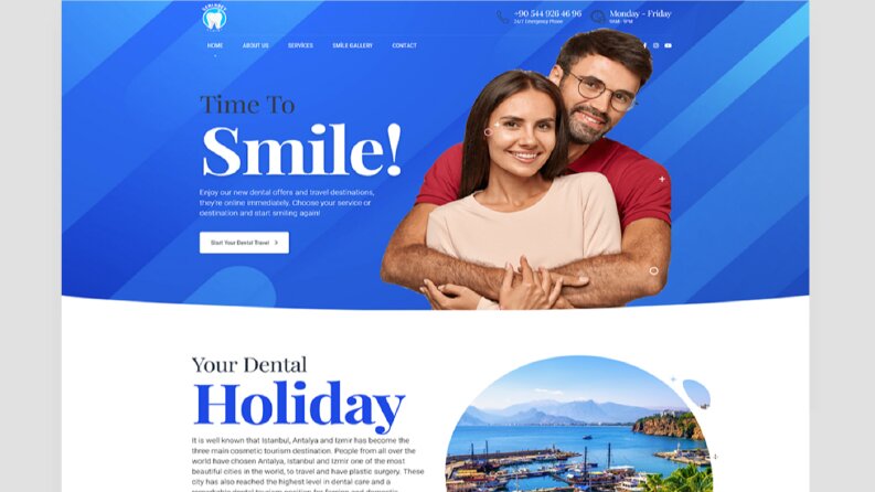 Sağlık Turizmi WordPress Web Sitesi