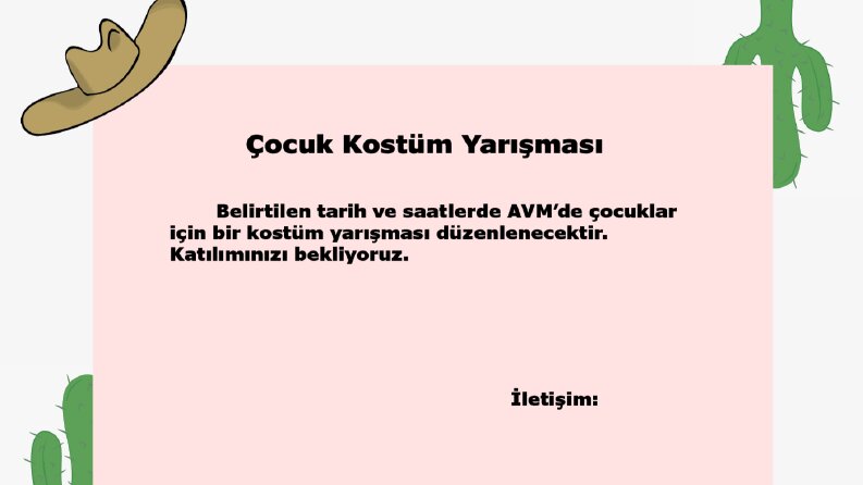 Davetiye ve mockup çalışması