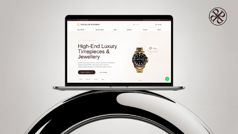 Pacha of London — Luxury Watches & Jewellery Web Design