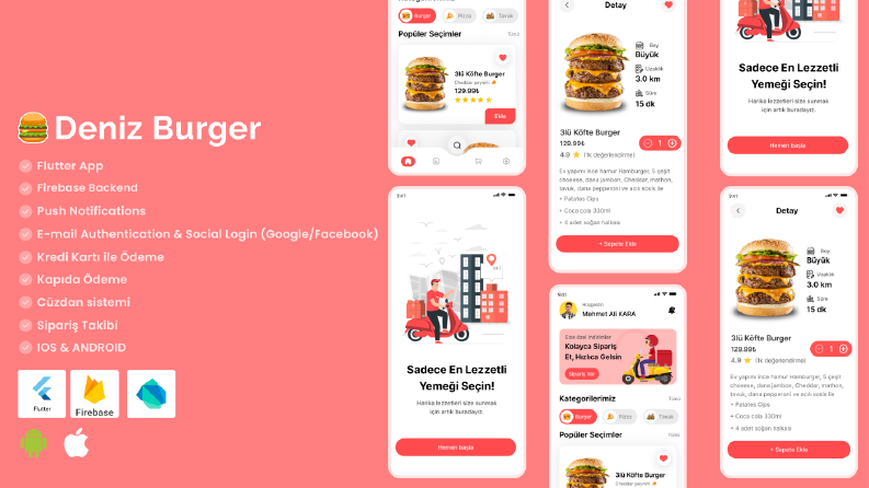 Deniz Burger Sipariş App