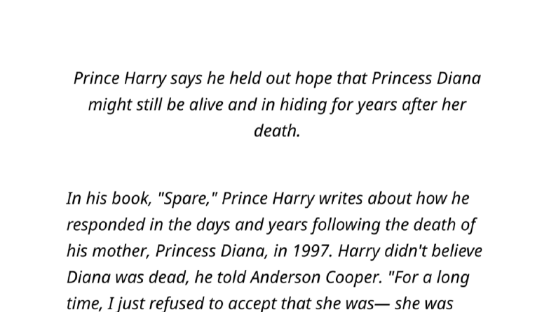 Prens Harry: Bitmeyen Hasret