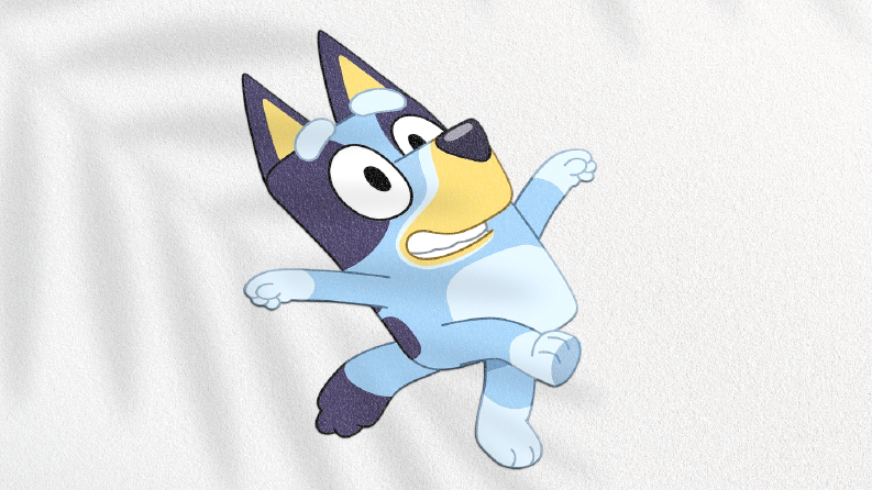Bluey Vektörel Çizimi