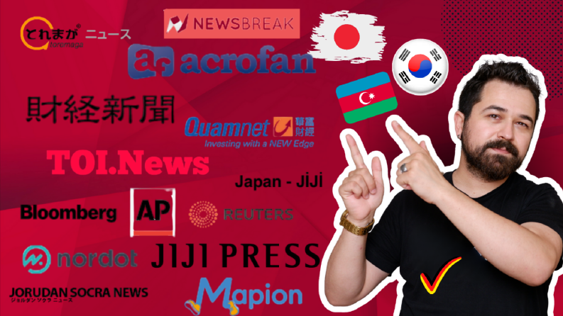 Azerbaycan, Güney Kore ve Japonya Basını