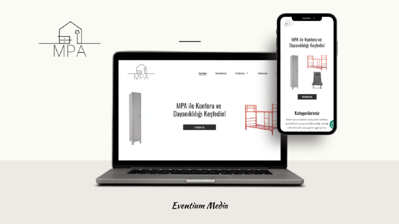 MPA Metal Ranza İmalatı için Web Site Tasarladım