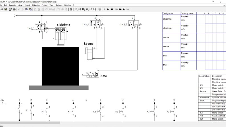Festo fluidsim projeler