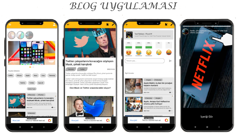 Yaptığım mobil uygulamalar