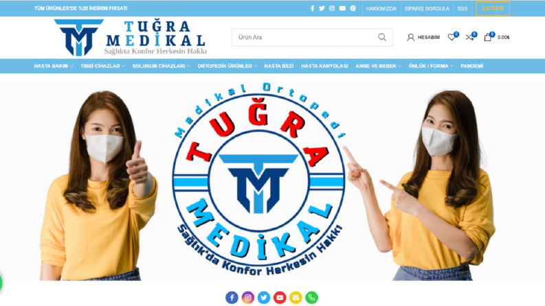 Profesyonel E-Ticaret Web Sayfası