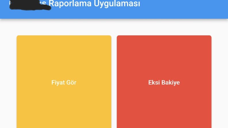 Raporlama Uygulaması