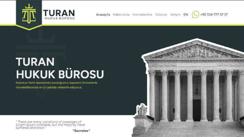 Hukuk Bürosu Web Sitesi