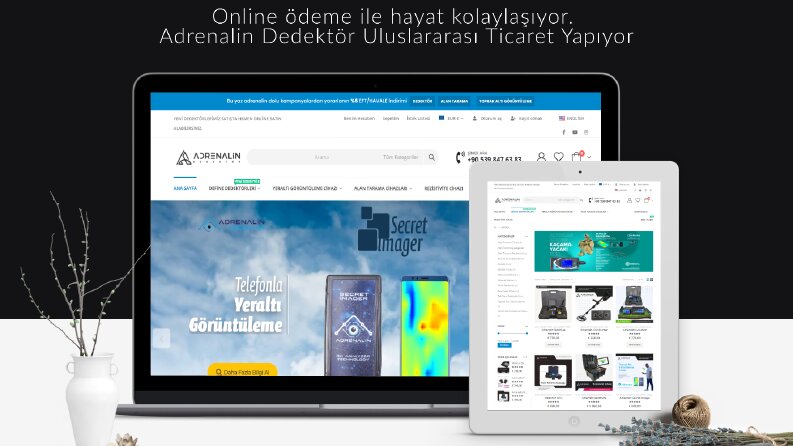 Adrenalin Dedektör E-Ticaret Websitesi