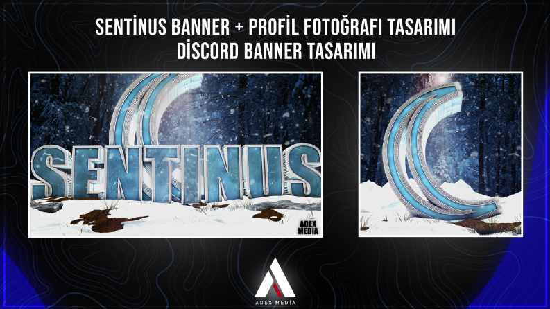 Sentinus Sunucusu Banner ve Profil Fotoğrafı Tasarımı