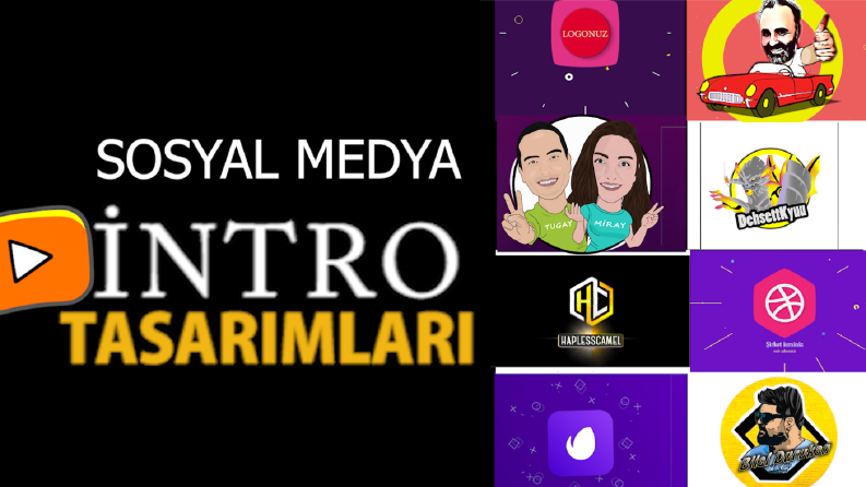 Youtube , twitch  ve tüm sosyal medya logo çalışmalarım
