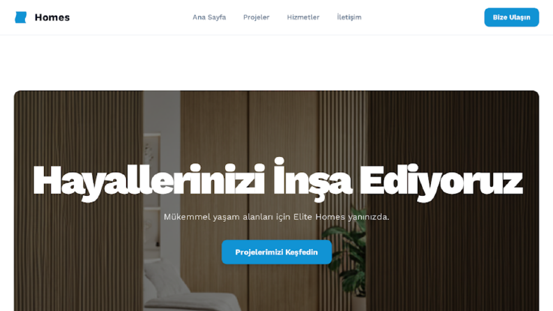 Gayrimenkul Websitesi Tasarımı