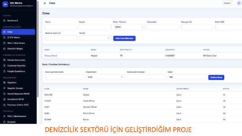 İşletmeye Özel ERP-CRM Yazılımları