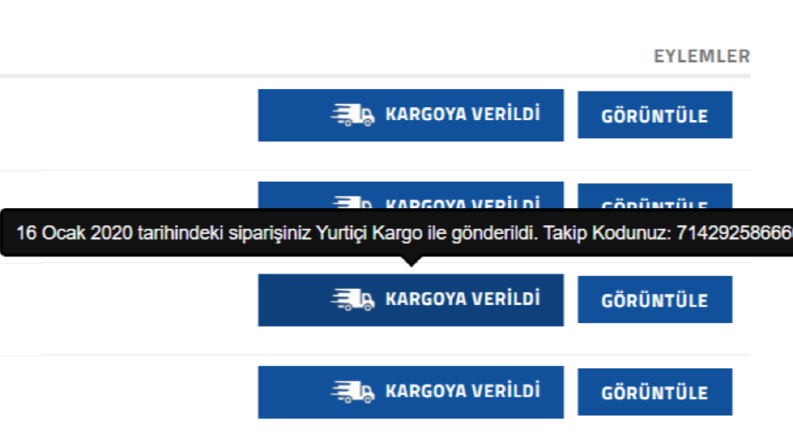Kargo Takip