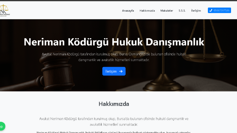 Full-Stack Kurumsal Web Projesi